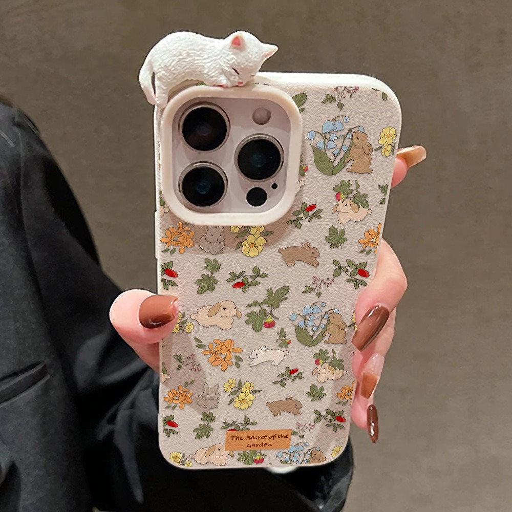 3D Printing Case - เคสโทรศัพท์ลายแมว สุนัข กระต่าย 3 มิติ น่ารัก