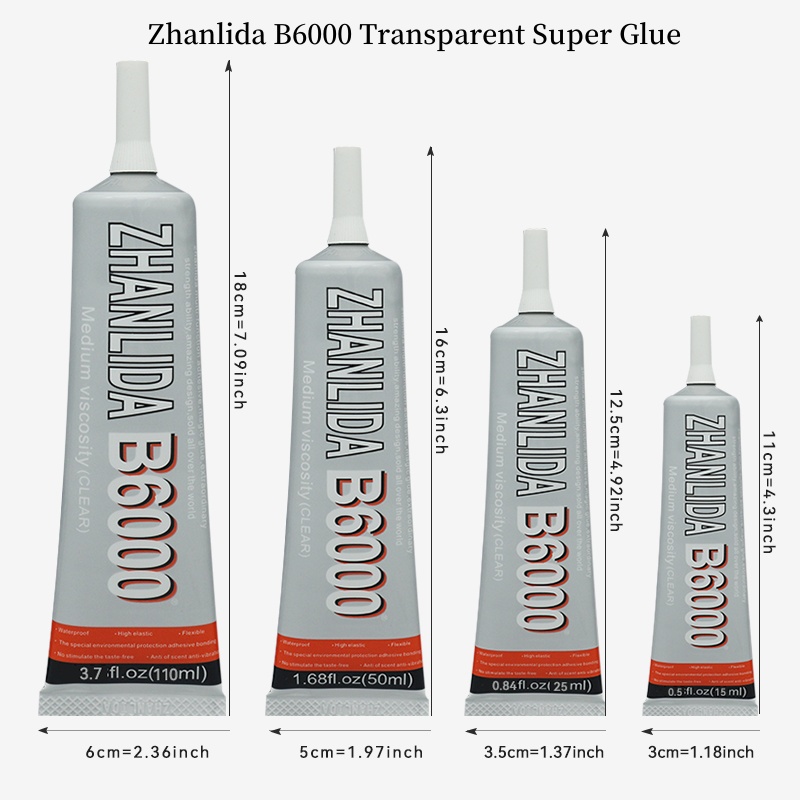 กาวใส Zhanlida B6000 ขนาด 15/5 - 3D Printing Glue Stick บทวิจารณ์และราคา