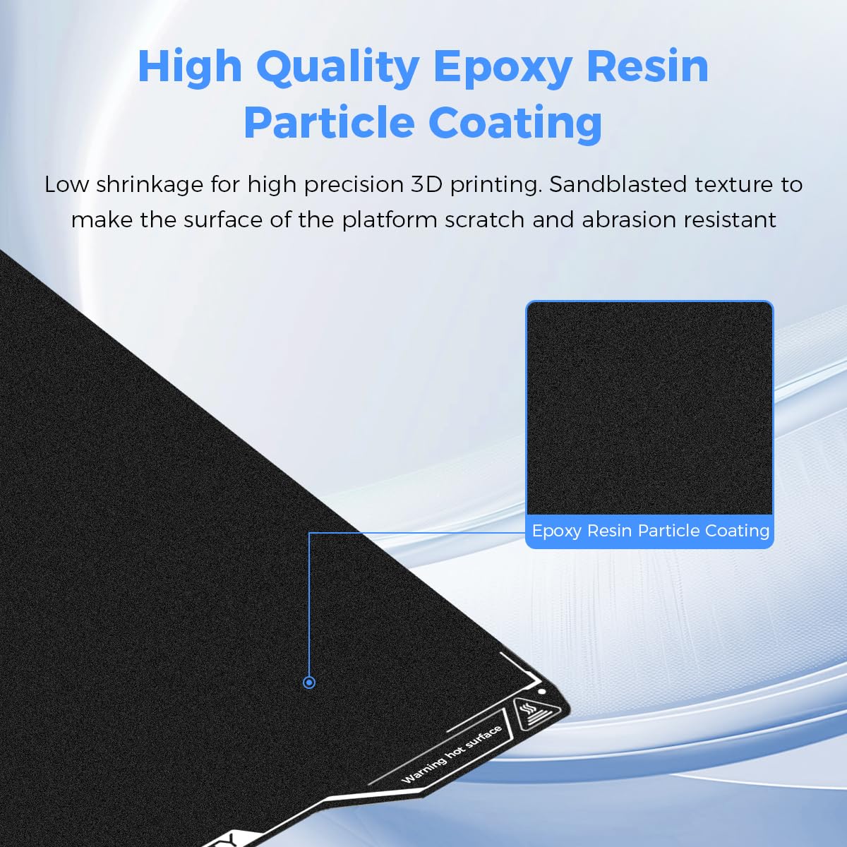 แผ่นรองพิมพ์ Creality Hi Epoxy - 3D Printing House Machine บทวิจารณ์และราคา