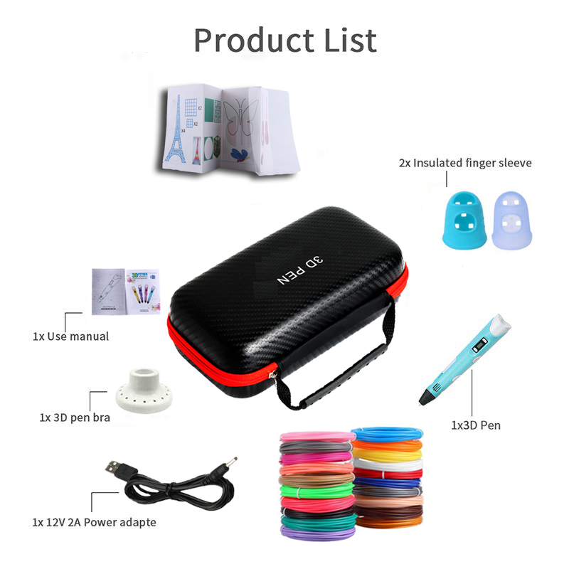 ปากกา 3 มิติ พร้อมหน้าจอ LCD ใ - 3D Printing Filament บทวิจารณ์และราคา