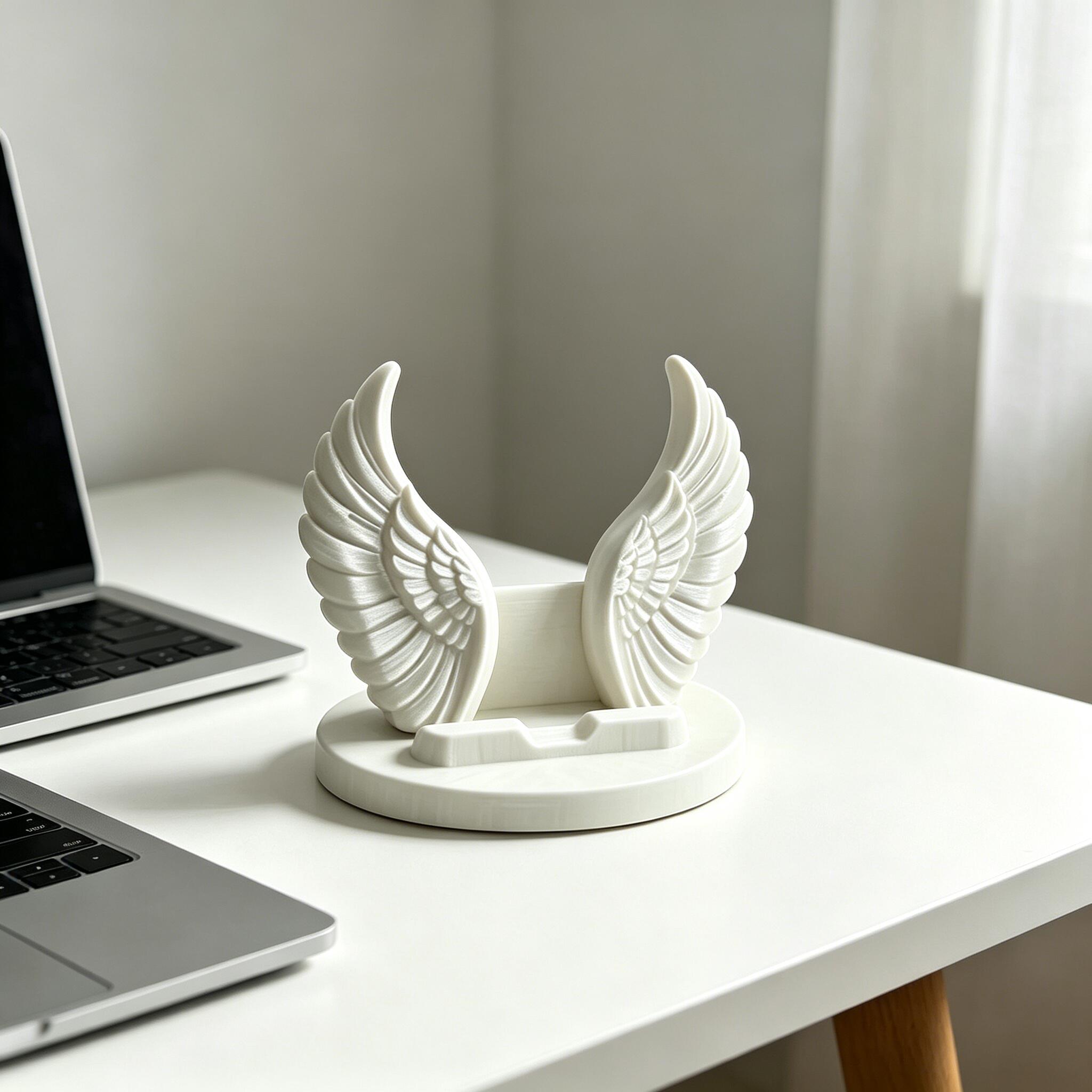 ที่วางโทรศัพท์รูปปีกนางฟ้าพิมพ - 3D Printing Tablet บทวิจารณ์และราคา