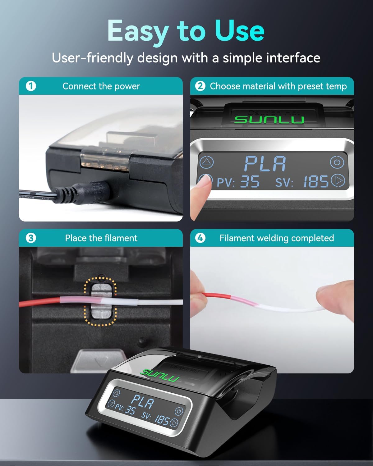 ตัวเชื่อมต่อเส้นพลาสติก SUNLU  - Carbon Fiber Filament บทวิจารณ์และราคา