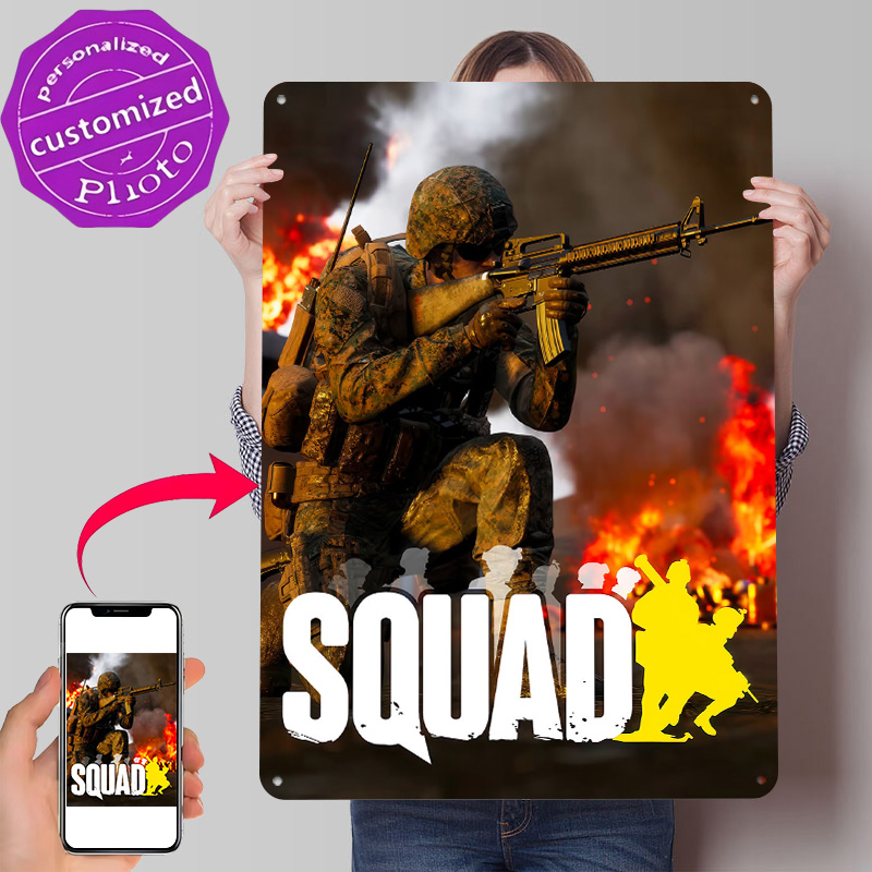 โปสเตอร์ภาพปกวิดีโอเกม Squad ส - 3D Printing Videos บทวิจารณ์และราคา