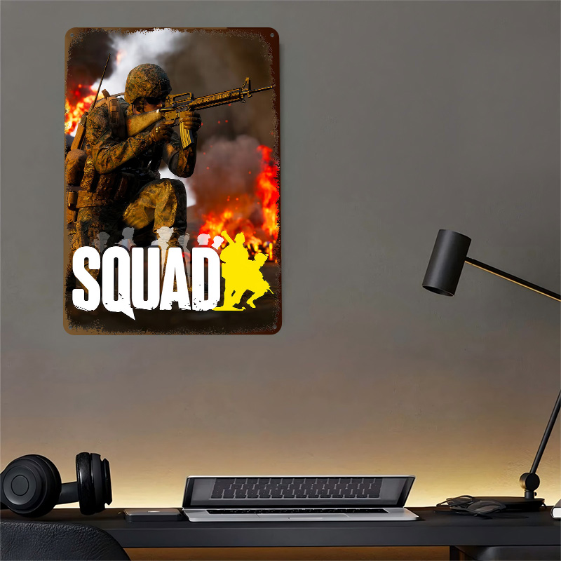 โปสเตอร์ภาพปกวิดีโอเกม Squad ส - 3D Printing Videos บทวิจารณ์และราคา
