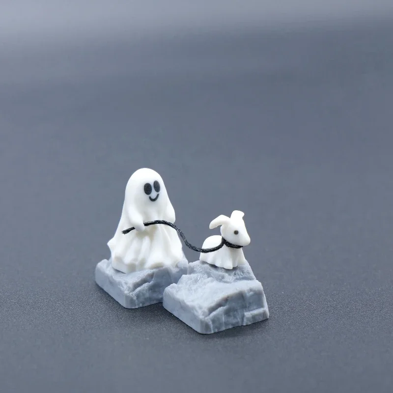 Ghost Puppy เรซิ่น Keycap Cust - 3D Printing Jobs บทวิจารณ์และราคา