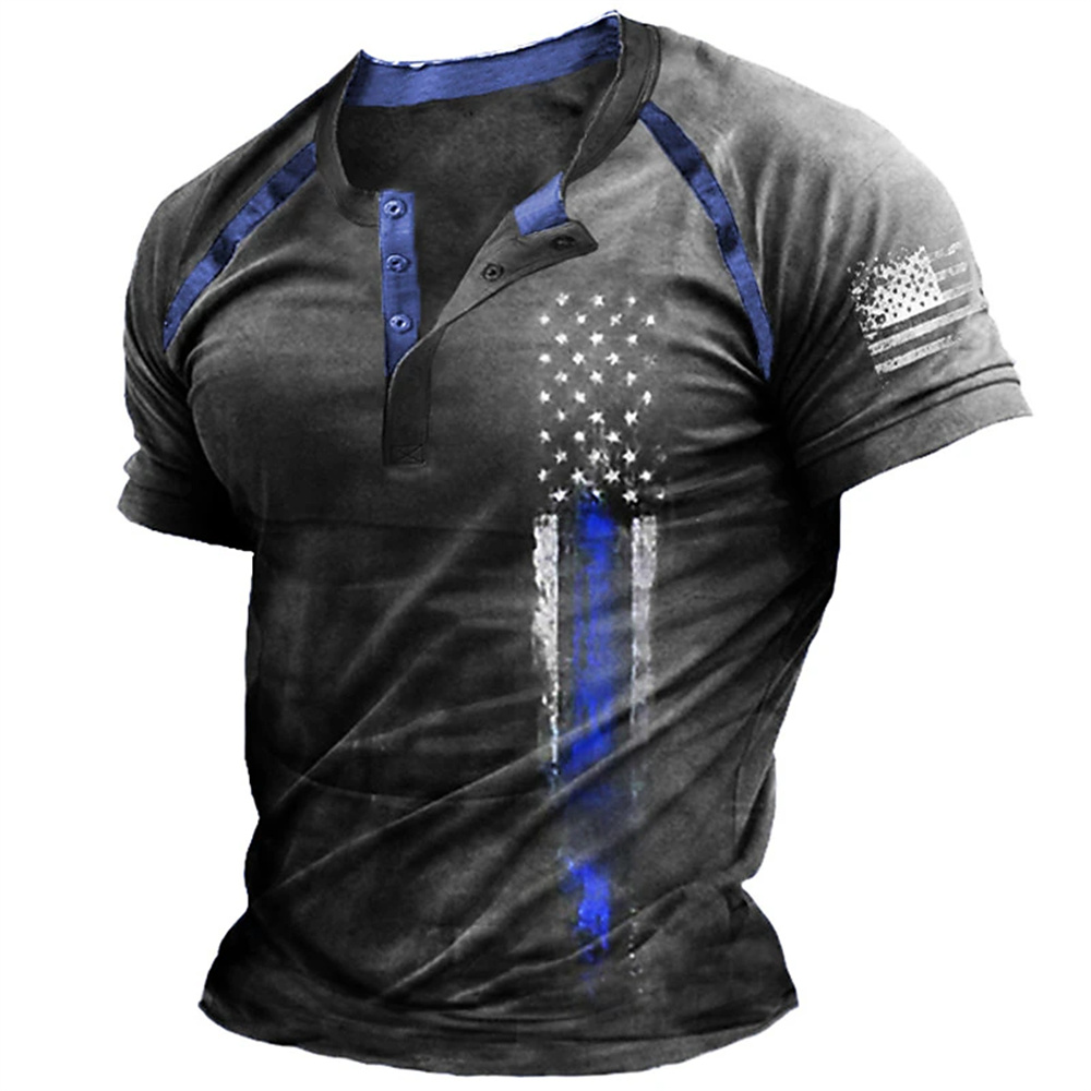 เสื้อเชิ้ตเฮนรี่พิมพ์ลายธงชาติ - 3D Printing Services บทวิจารณ์และราคา