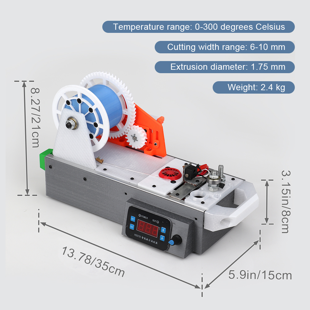 เครื่องทำเส้นพลาสติกสำหรับพิมพ - 3D Printing Filament บทวิจารณ์และราคา