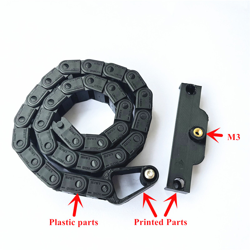1ชิ้น flashforge นักผจญภัย5เมต - 3D Printer Cable Chain บทวิจารณ์และราคา