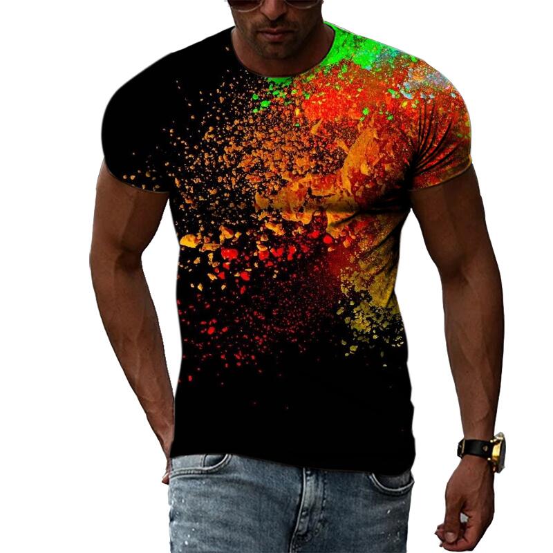 เสื้อยืดแฟชั่นฤดูร้อนผู้ชาย พิ - 3D Printing Services บทวิจารณ์และราคา