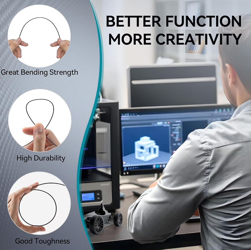 JAYO PETG-CF 3D เครื่องพิมพ์ F - 3D Printing Heat Resistant Material บทวิจารณ์และราคา
